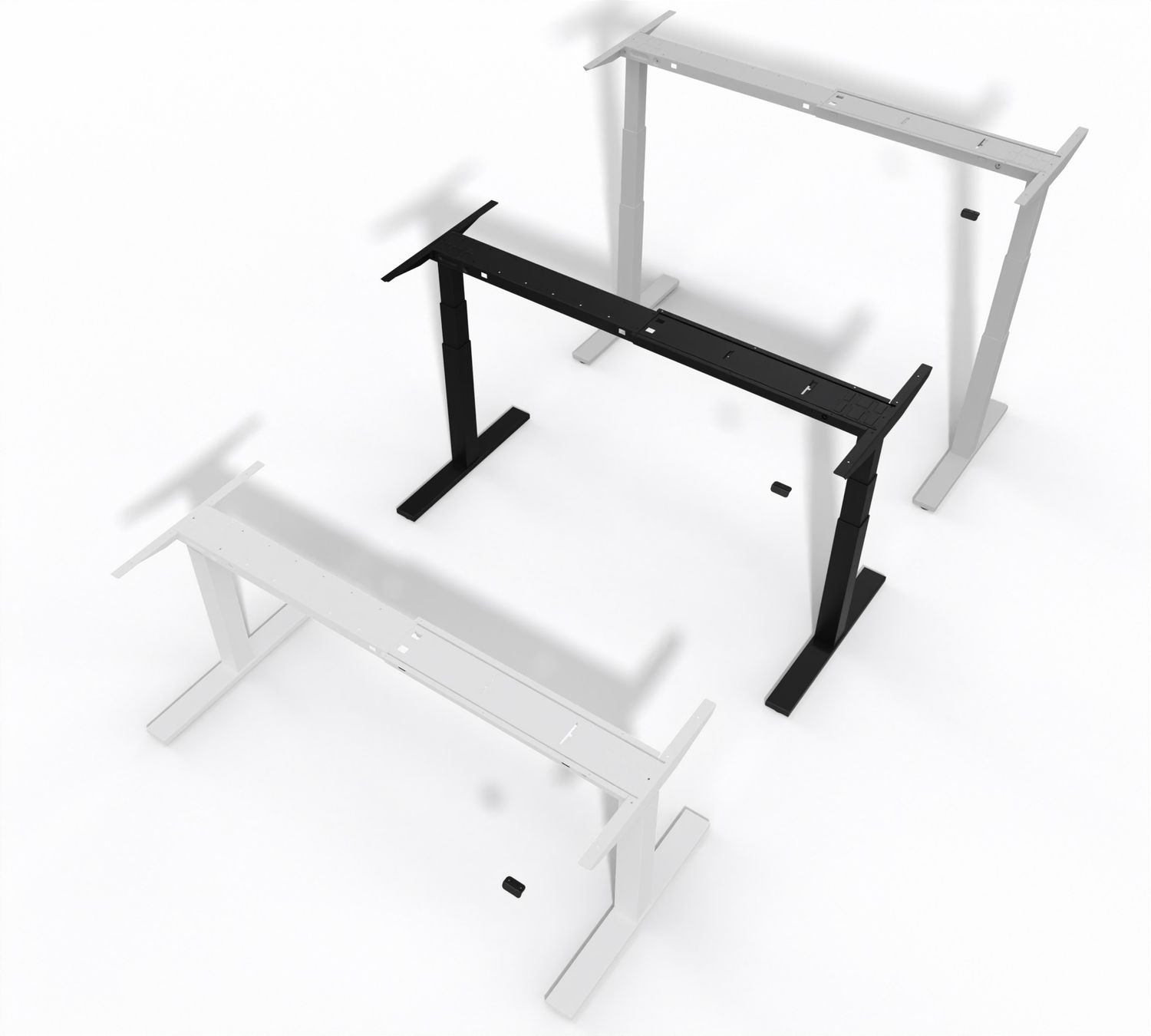 Das comoAIRR: Ihr Partner für ergonomisches Arbeiten! Mit elektrischer Höhenverstellung von 650 mm bis 1.250 mm passt sich dieser Tischgestell ideal an Ihre individuelle Körpergröße an.