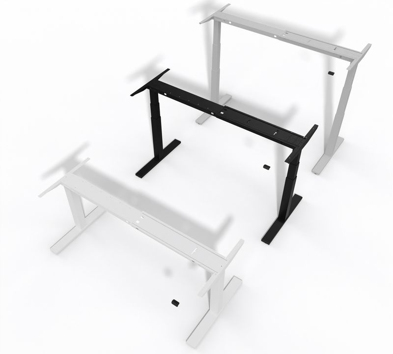 Elektrisch höhenverstellbares Tischgestell - comoAIRR - minimalistisches Design und einfache, schnelle Montage. Das comoAIRR: Ihr Partner für ergonomisches Arbeiten! Mit elektrischer Höhenverstellung von 650 mm bis 1.250 mm passt sich dieser Tischgestell ideal an Ihre individuelle Körpergröße an.