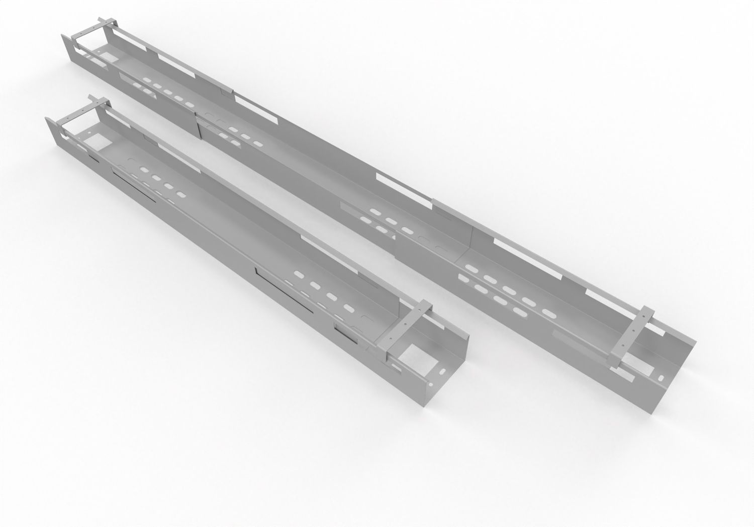 Ausziehbare Länge: 1100 bis 1700 mm – passt perfekt unter jeden Schreibtisch.