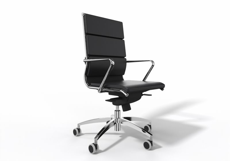 Alia Chefsessel – ein Meisterwerk italienischer Handwerkskunst, kombiniert minimalistisches Design mit ergonomischem Luxus für das moderne Büro.