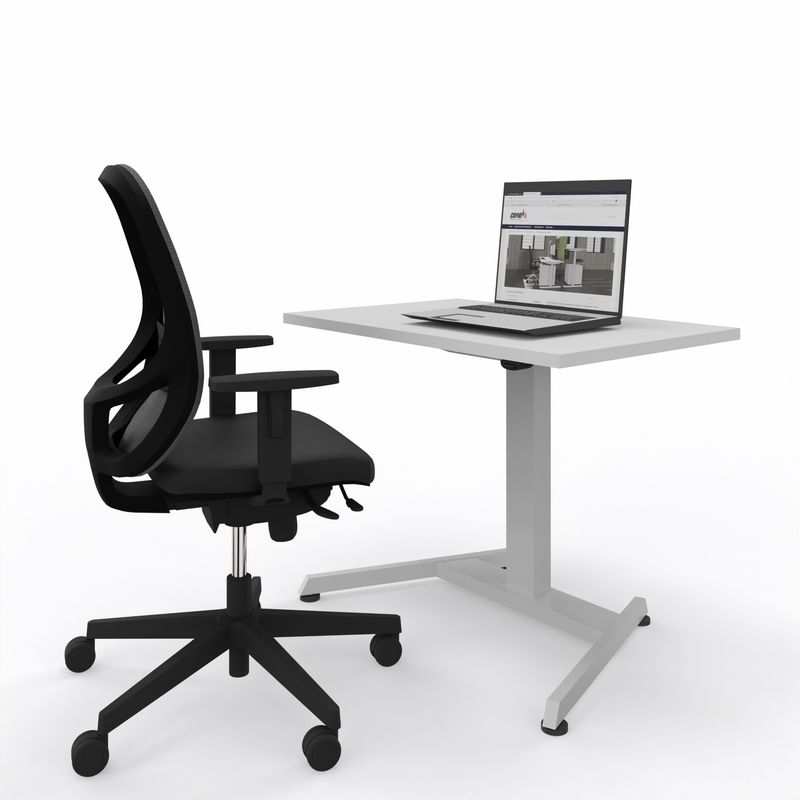 Elektrisch höhenverstellbares Tischgestell - Ergonomisch arbeiten auf kleinstem Raum: COMO-SingleDesk für Büro & Home-Office Kompakt und platzsparend: Der COMO-SingleDesk ist ideal für kleine Arbeitsräume und Home-Offices, wo Effizienz zählt.
