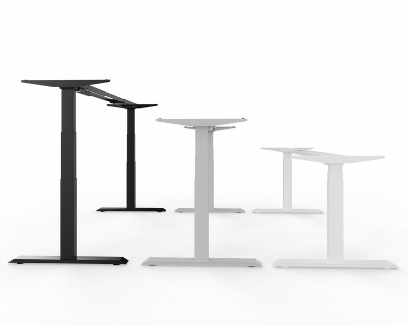Schreibtischgestell - losVARIO - elektrisch höhenverstellbar - Schnellmontagesystem - Höhe: 620-1260 mm (50 mm pro Sekunde) - Breite: 1380-1980 mm - Auf/Ab Taster mit Höhenanzeige - Tragkraft 100 kg Schreibtischgestell - losVARIO - elektrisch höhenverstellbar - Schnellmontagesystem - Höhe: 620-1260 mm (50 mm pro Sekunde) - Breite: 1380-1980 mm - Auf/Ab Taster mit Höhenanzeige - Tragkraft 100 kg