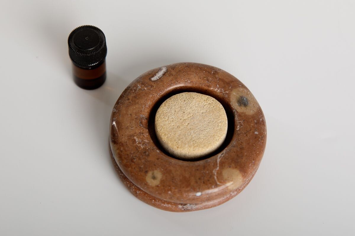 Duftstein groß - Adneter Marmor klein mit Öl