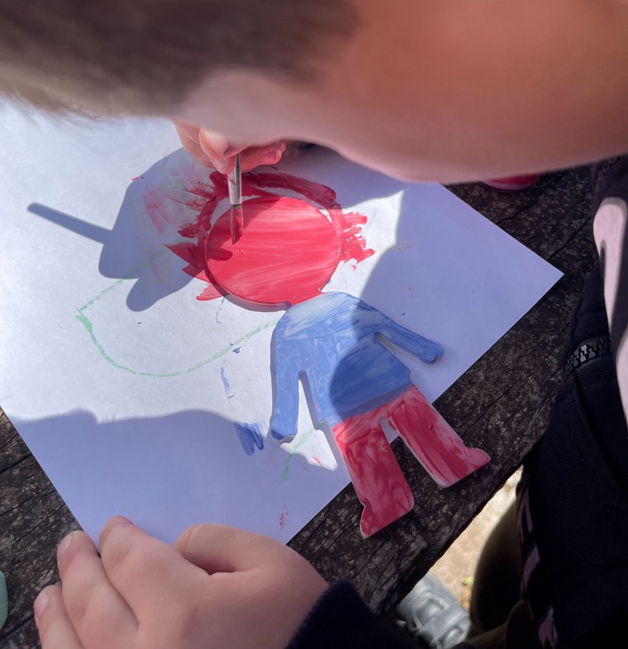 φιγουρα επαναχρησιμοποιήσησ για χρηση με πλαστελινη, τεμπερες, μαρκαδορους απο λευκο ακρυλικό