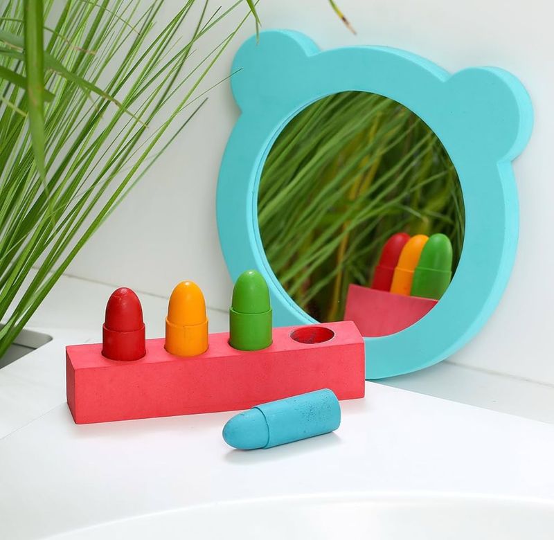 Σετ Ζωγραφικής Με Καθρέφτη Και Κηρομπογιές