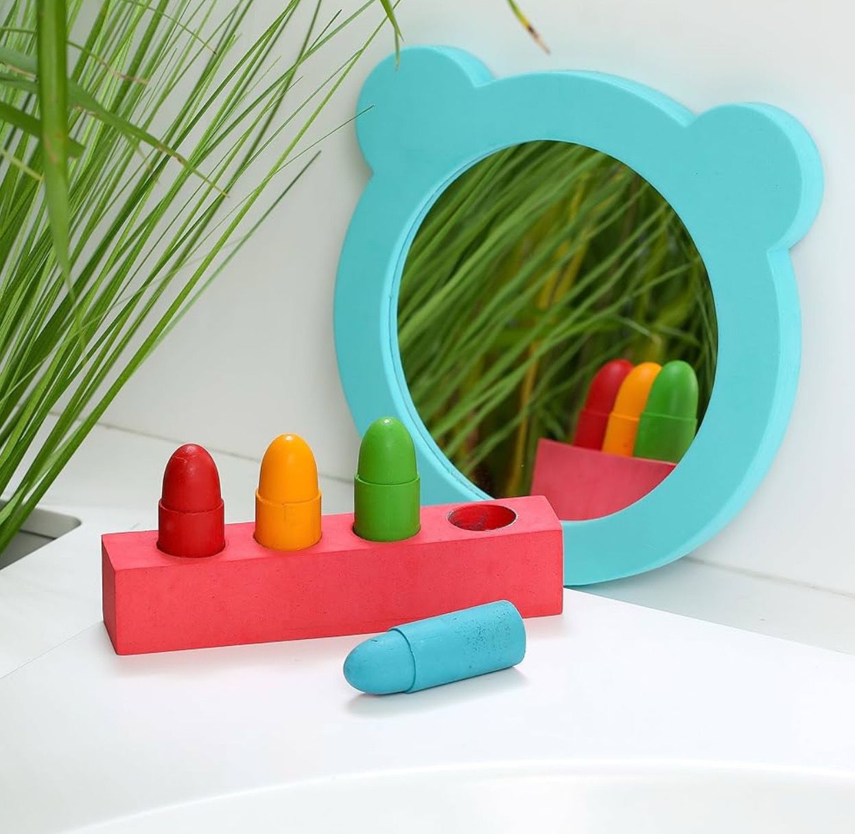 Σετ Ζωγραφικής Με Καθρέφτη Και Κηρομπογιές