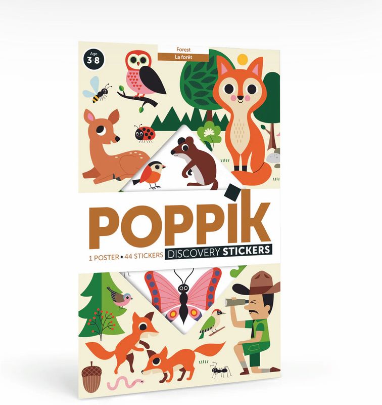 Μεγάλο Πόστερ με 60 αυτοκόλλητα – Δάσος