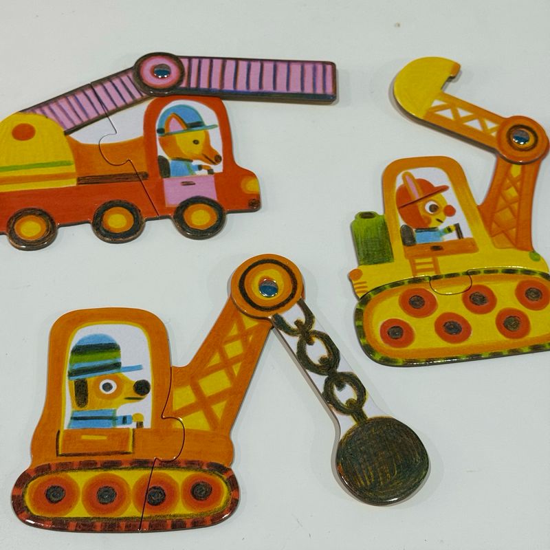 Παζλ Οχήματα 2 Κομματιών