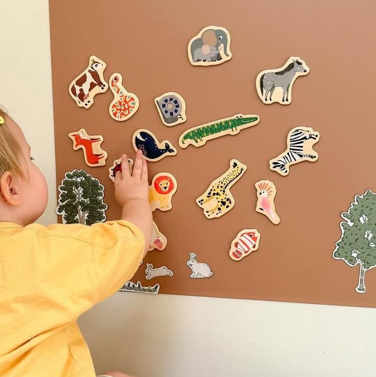 Ξύλινα Μαγνητάκια Ζωάκια