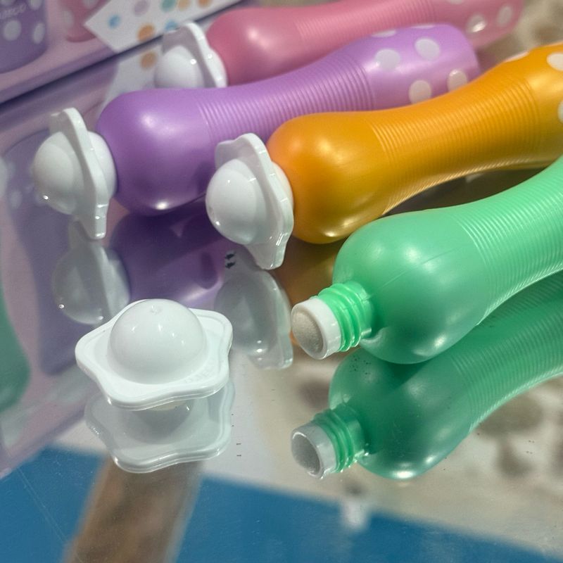 Μαρκαδόροι Με Αφρώδη Μύτη-Περλέ Χρώματα