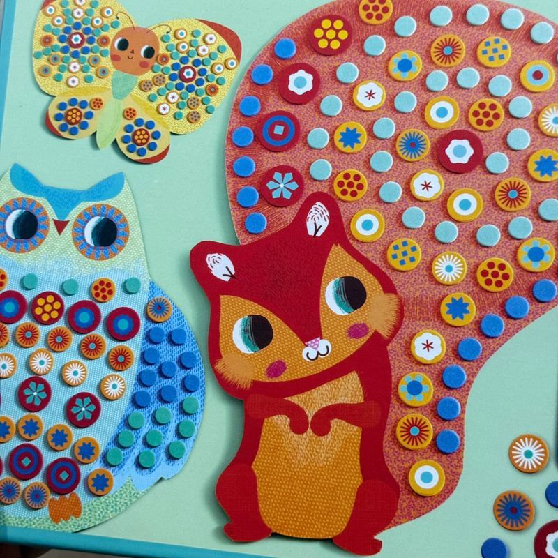 Μωσαϊκό Με Αυτοκόλλητα Σκιουράκι