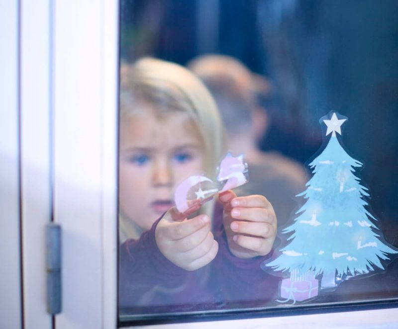 Χριστουγεννιάτικα Αυτοκόλλητα Επανατοποθετούμενα