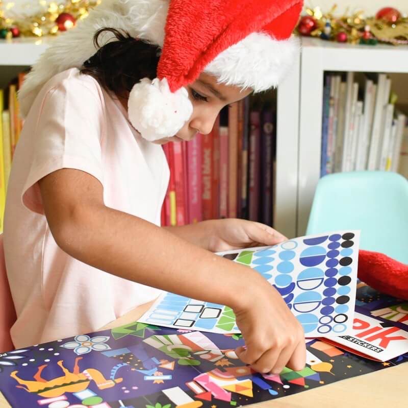 Μεγάλο Μωσαϊκό με 520 Αυτοκόλλητα &quot;Χριστούγεννα”