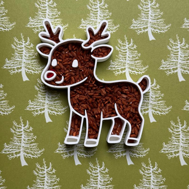 Ταρανδάκι-Christmas Sensory Tray