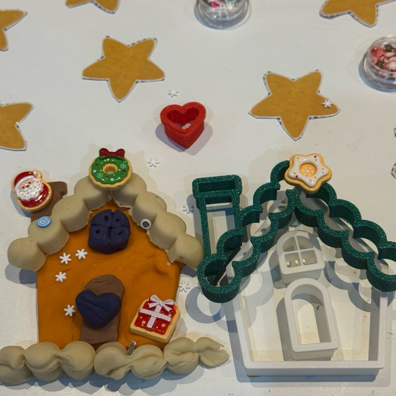 Gingerbread Playdough House
