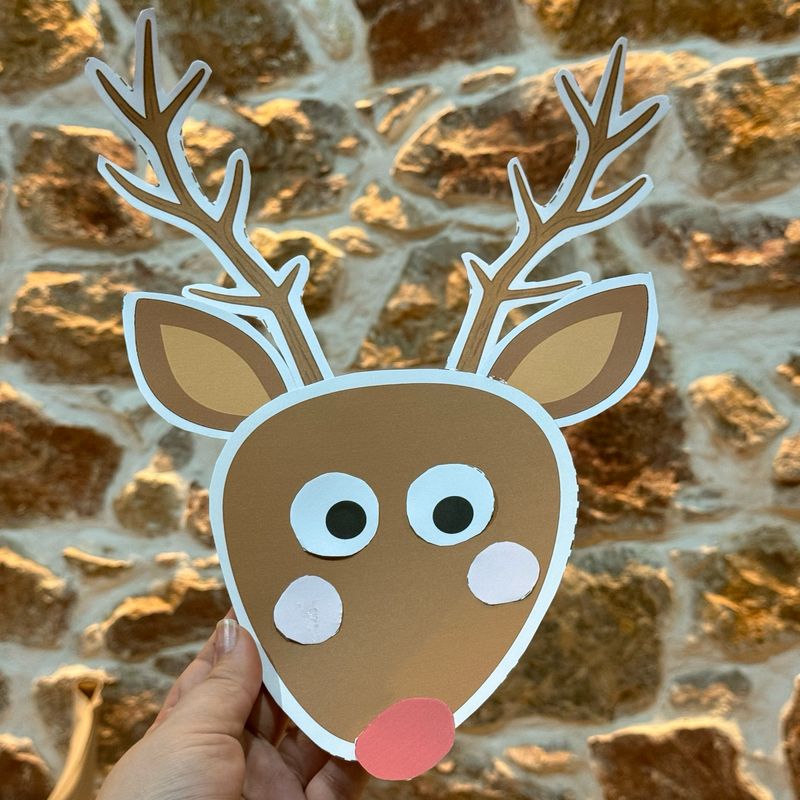 Ρούντολφ Το Ελαφάκι-πατρόν Για Κατσκευή