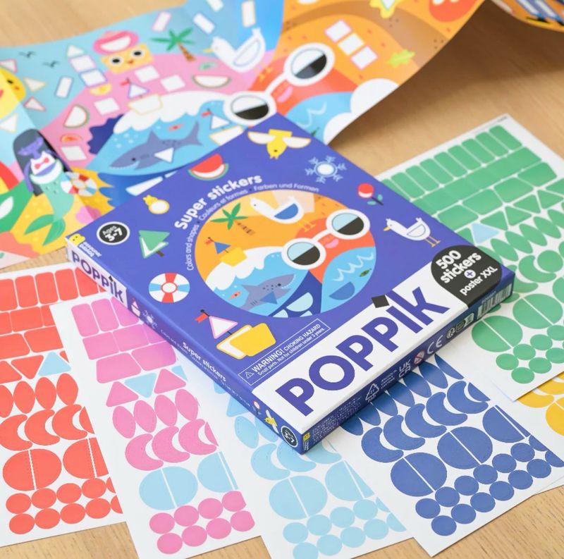 Sticker Box Χρώματα Σχήματα