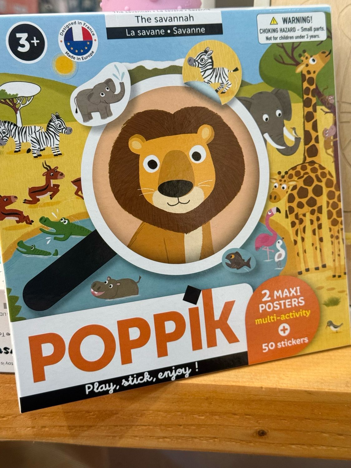 Poppik Τα Πρώτα Μου Αυτοκόλλητα Σαβάνα