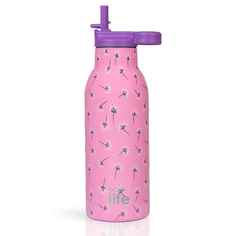 Ecolife Pink Dandellion Thermos 550ml