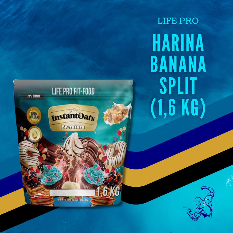 Life Pro Instant Oats, 1,6 Kg.