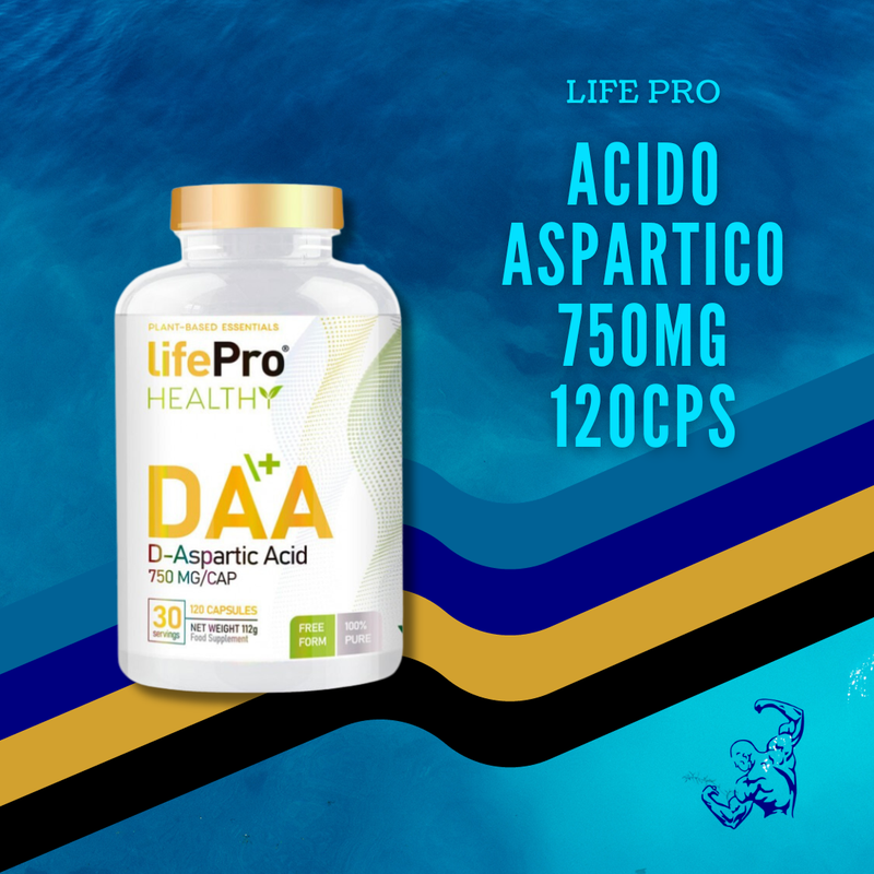 Life Pro Essentials Daa Acido D-Aspartico 750mg 120 Vegancap