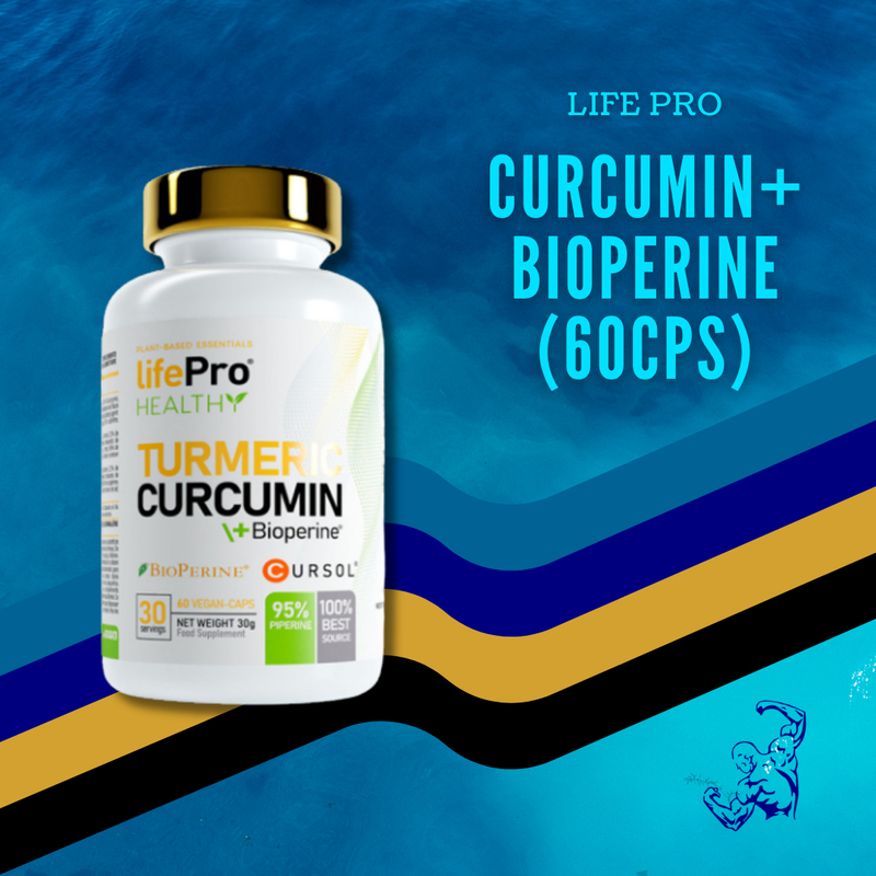 Life Pro Turmeric Curcumin +Bioperine 60 Vegancaps