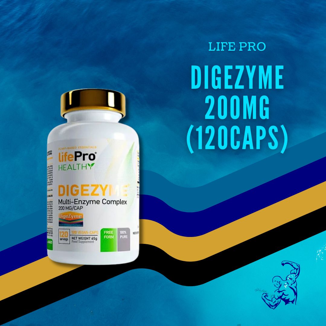Life Pro Digezyme 200mg 120 Vcaps