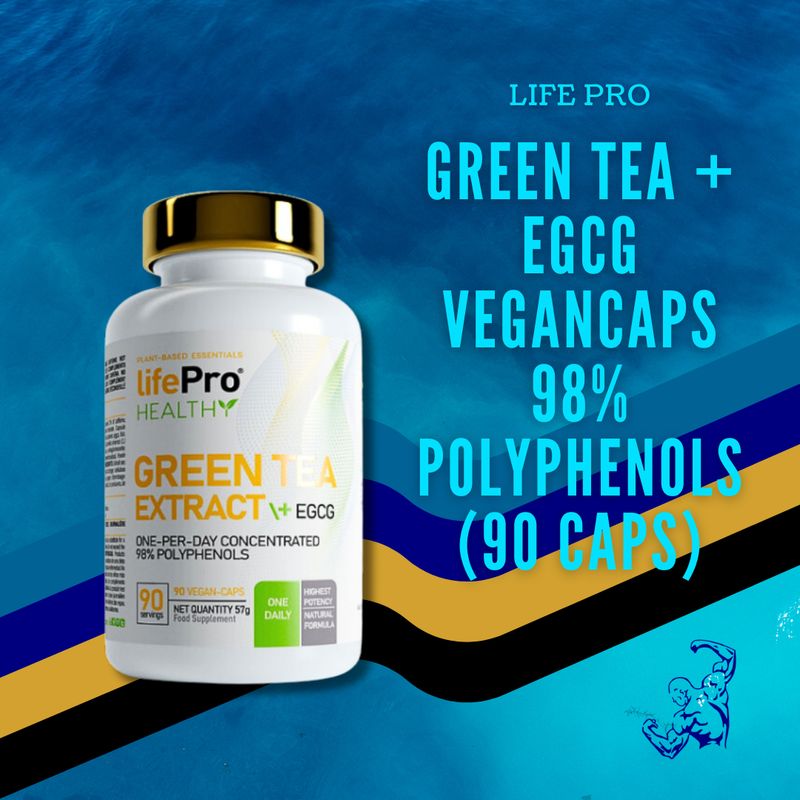 Life Pro Green Tea + Egcg 90 Vegancaps 98% Polyphenols
