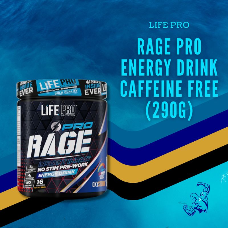 Life Pro Rage Pro 290g Caffeine Free