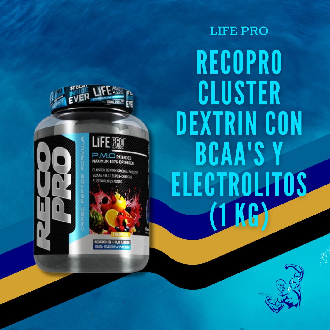 Life Pro Recopro Cluster Dextrin Con Bcaa&#39;s Y Electrolitos 1kg