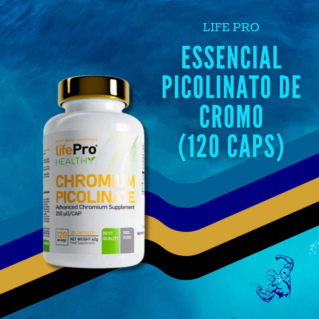 Life Pro Essentials Picolinato De Cromo 120 Caps