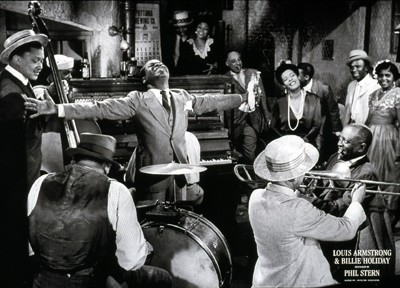 Louis Armstrong &amp; Billie Holiday by Phil Stern
