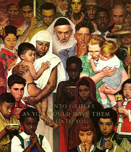 Do Unto Others by Norman Rockwell