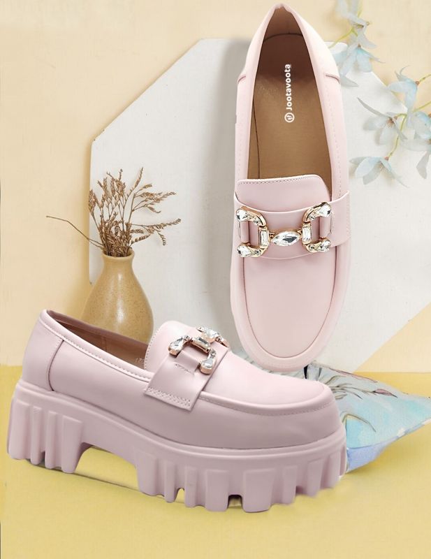 Jootavoota Women Comfortable heel Loafer (AMZ-5051)