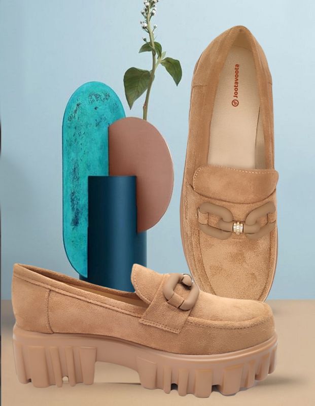 Jootavoota Women Comfortable Heel Loafer (AMZ-5053)