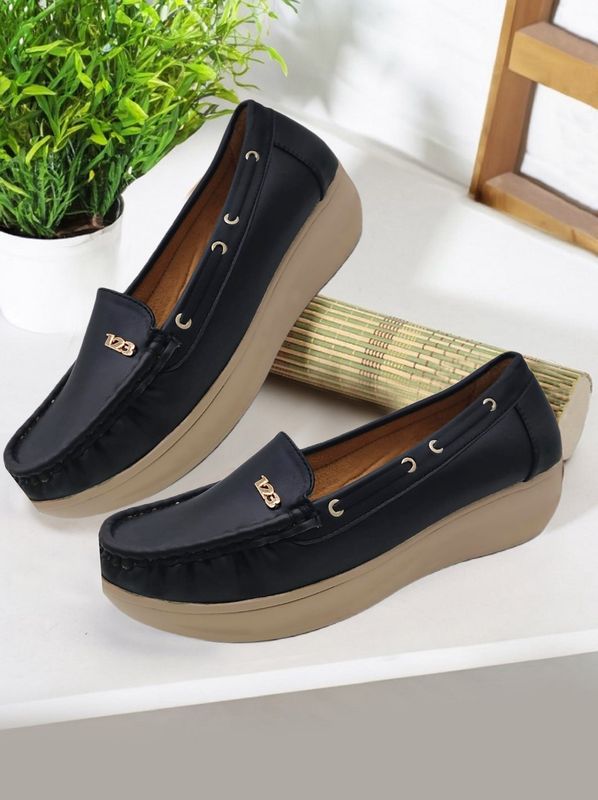 Jootavoota Women Comfortable Wedges Loafer (732)