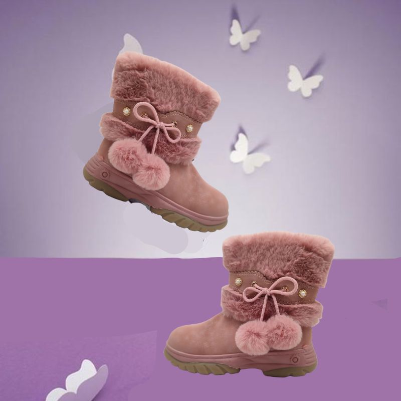 Jootavoota Kids Long Boots (25-1C) (20 to 25), Size: 20, Colour: Pink