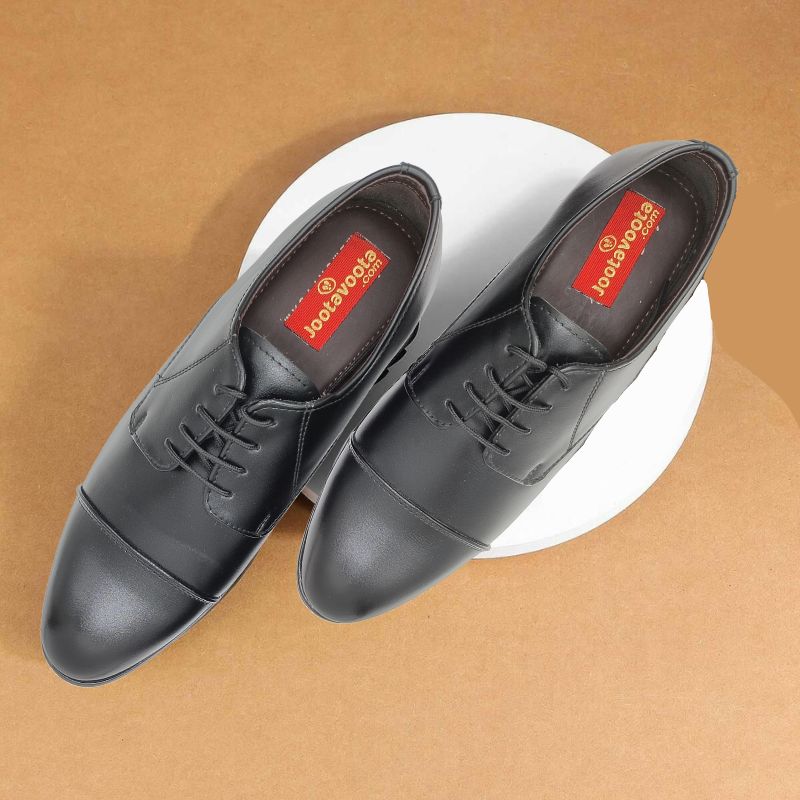 Jootavoota Men Derby Shoes (ZV-136), Size: 6, Color: Black