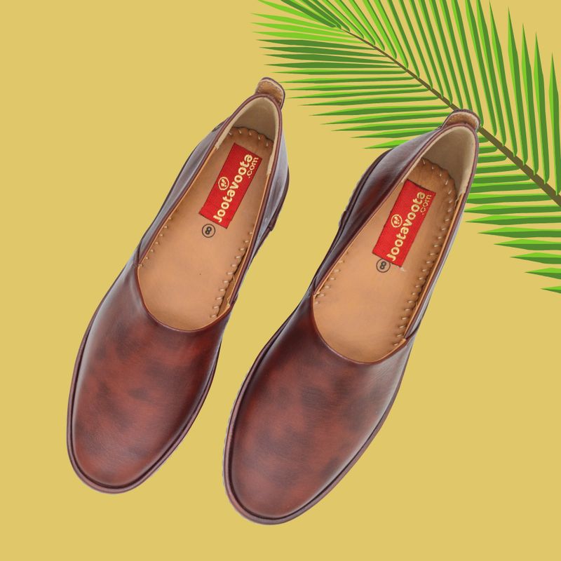 Jootavoota Men Flat Ethnic Jutti (7826)
