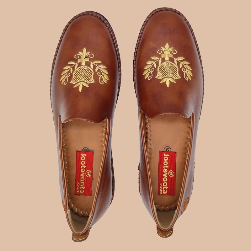 Jootavoota Men Flat Ethnic Jutti (9816)