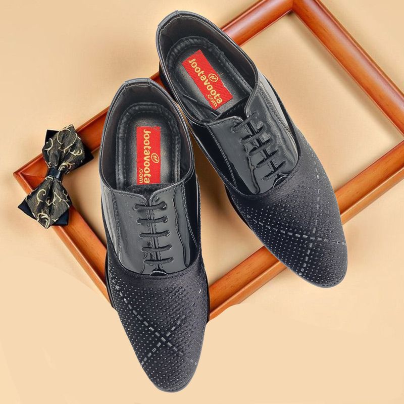 Jootavoota Men Comfortable Patent Derby (1500D-9))
