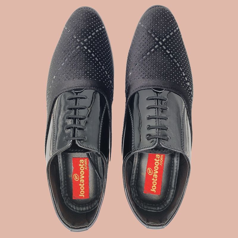 Jootavoota Men Comfortable Patent Derby (1500D-9))
