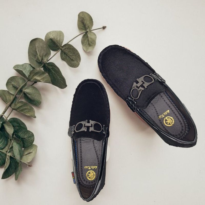 Jootavoota Kids Comfort Loafer (ZAP-867) (27 to 32), Colour: Black, Size: 27