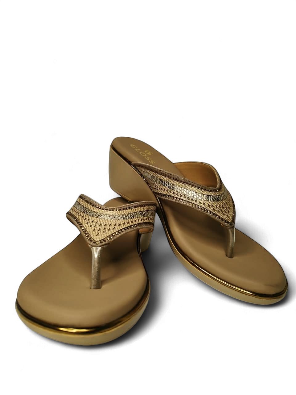 Jootavoota Women Comfortable Wedges Slippers (13128)