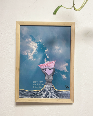Poster Ricamato - Questo è il mio corpo