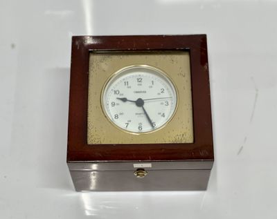 Made In W. Germany Antique Original OBSERVER Industrial Chronometer Wooden Clock