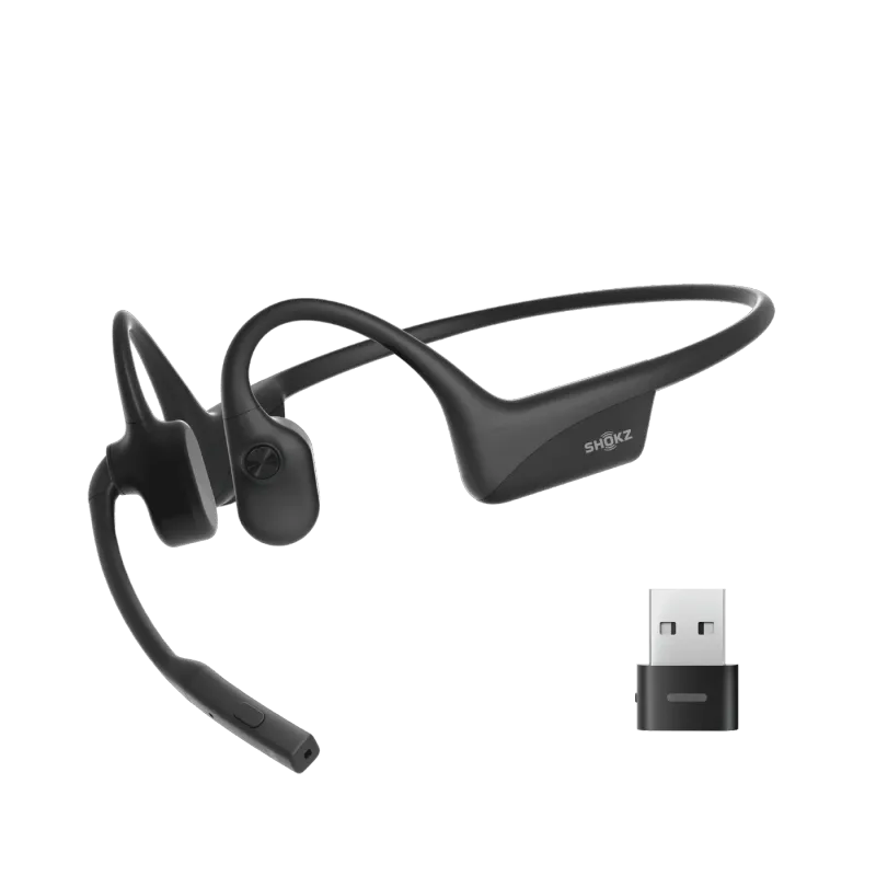 SHOKZ OPENCOMM2 UC  AVEC USB-C  NOIR COSMIC