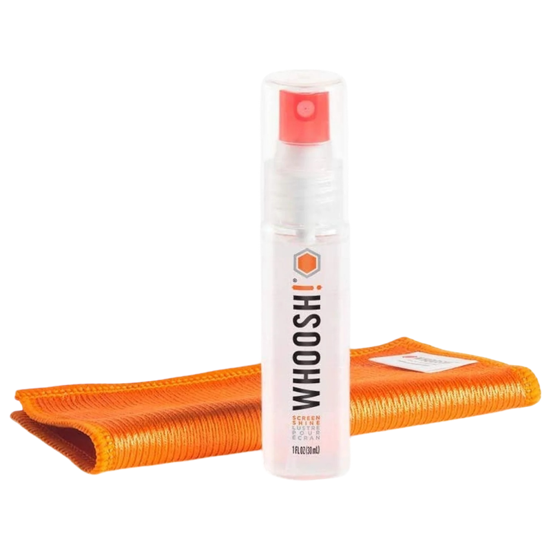 NETTOYEUR D&#39;ÉCRAN WHOOSH 30ML AVEC SERVIETTE ANTIMICROBIAL