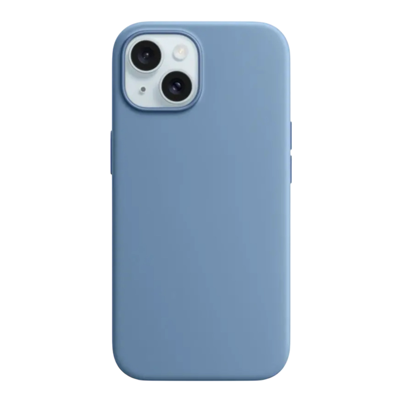 IPHONE 15 ETUI HIVER BLEU