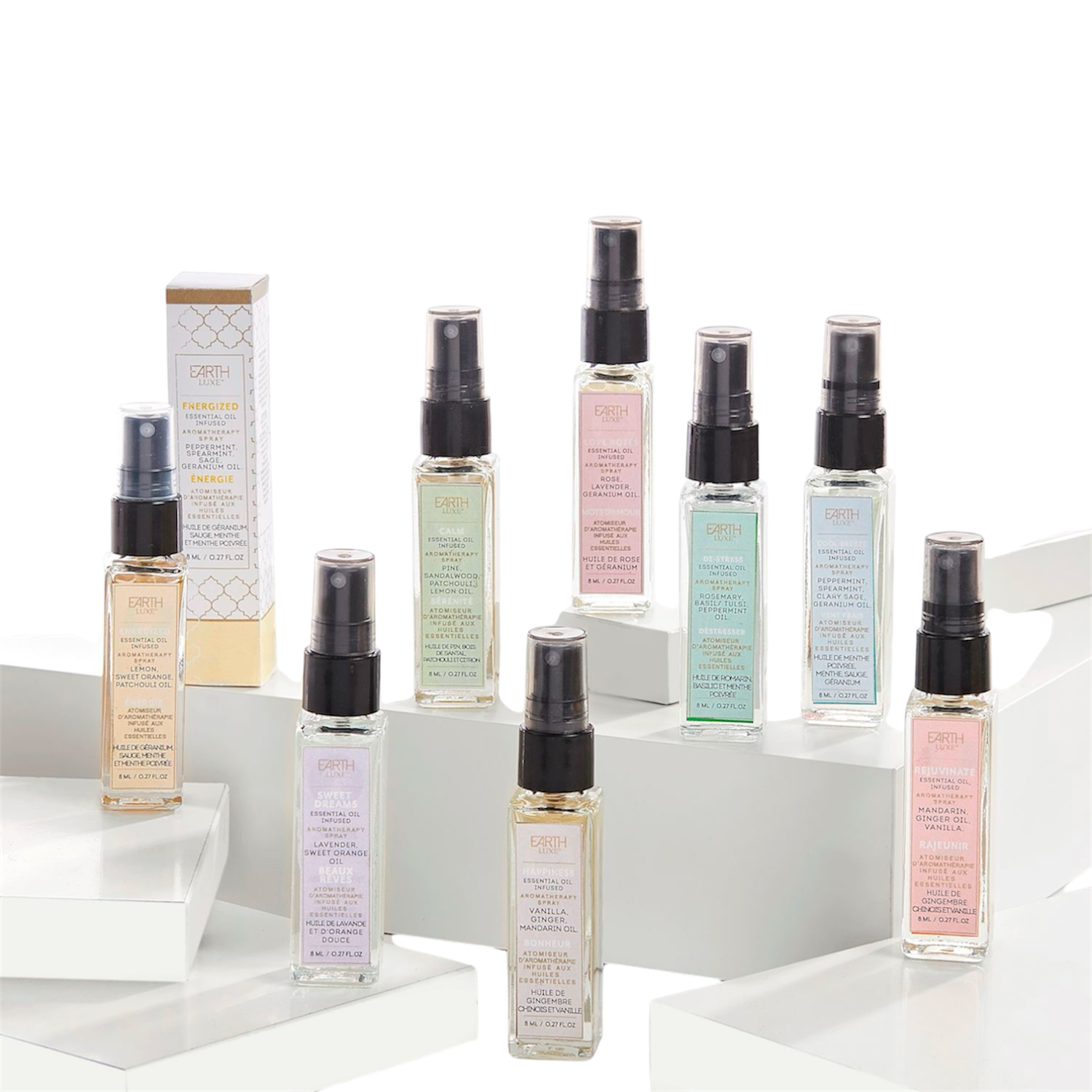ATOMISEUR D&#39;AROMATHÉRAPIE INFUSÉ AUX HUILES ESSENTIELLES